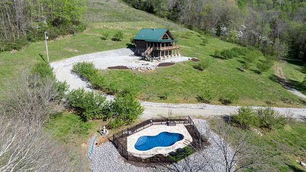 51 Acres of Recreational Land with Home for Sale in Buffalo Valley, Tennessee