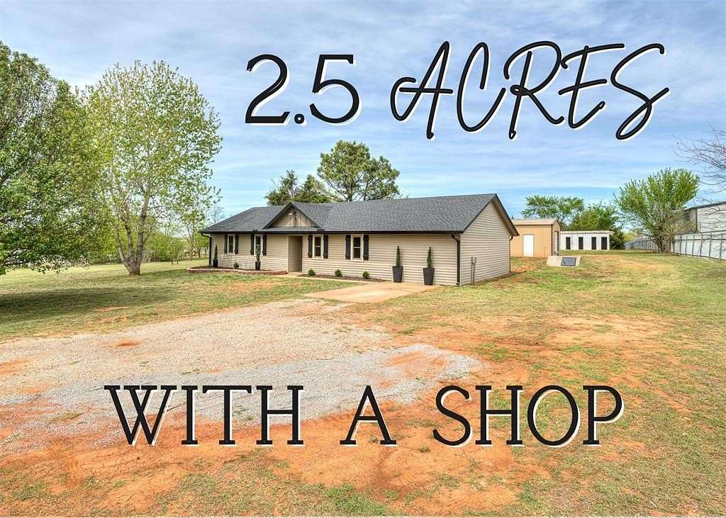 2.5 Acres of Land with Home for Sale in Blanchard, Oklahoma