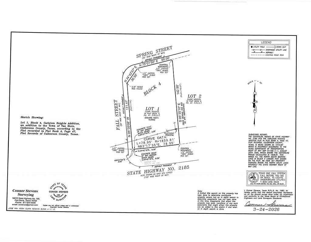 0.24 Acres of Residential Land for Sale in Van Horn, Texas