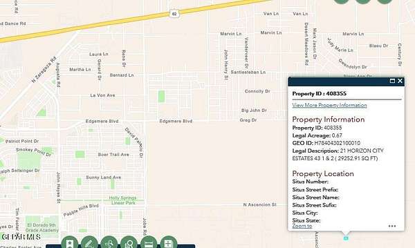 0.67 Acres of Land for Sale in El Paso, Texas