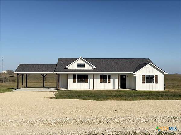 25.4 Acres of Agricultural Land with Home for Sale in Yoakum, Texas