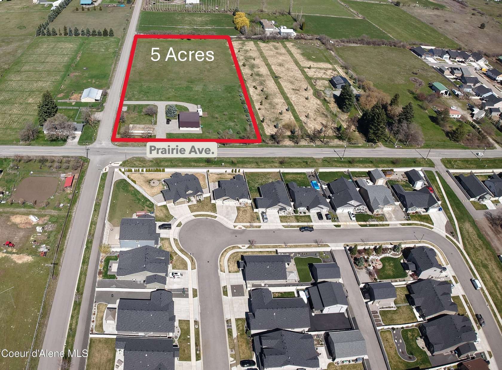 4.76 Acres of Land for Sale in Post Falls, Idaho