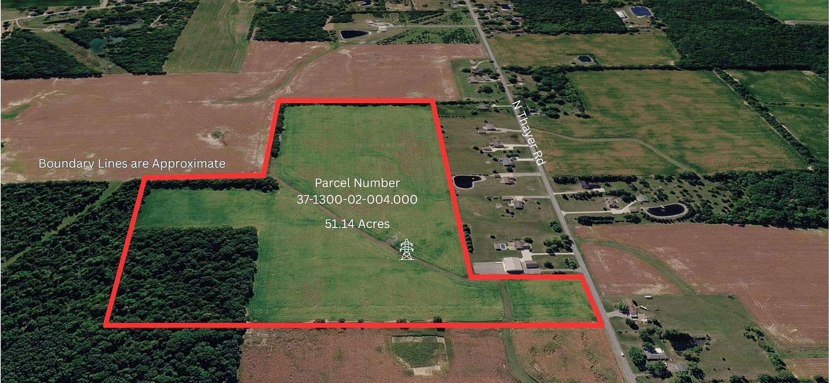 51.1 Acres of Agricultural Land for Sale in Lima, Ohio