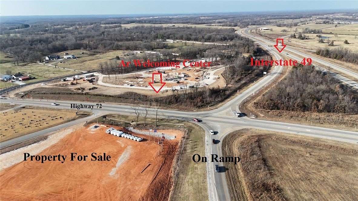 17.6 Acres of Commercial Land for Sale in Gravette, Arkansas