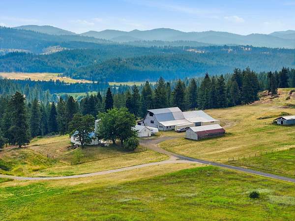 54.5 Acres of Land with Home for Sale in Chattaroy, Washington