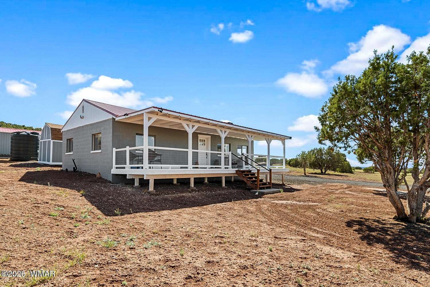 3.82 Acres of Land with Home for Sale in Concho, Arizona