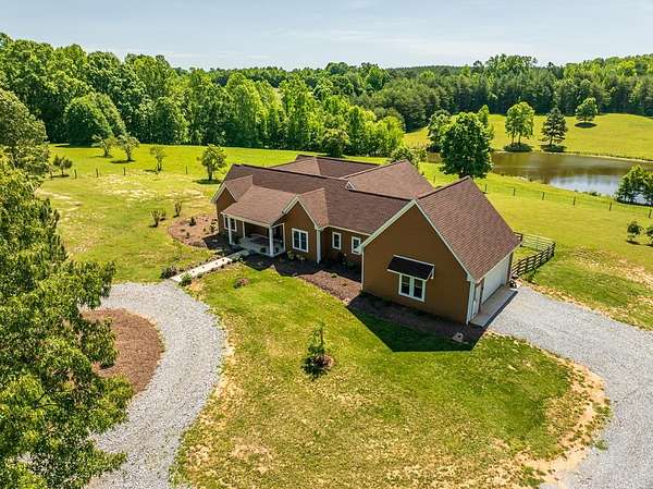 62.1 Acres of Land with Home for Sale in Nathalie, Virginia