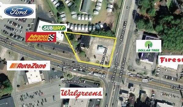 0.97 Acres of Commercial Land for Lease in Brunswick, Georgia