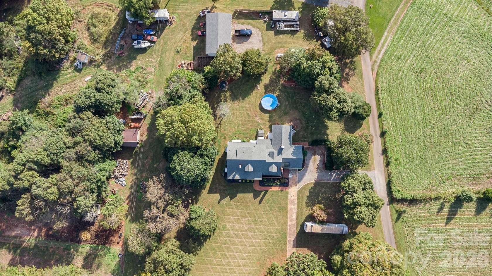 10.3 Acres of Land with Home for Sale in Lawndale, North Carolina