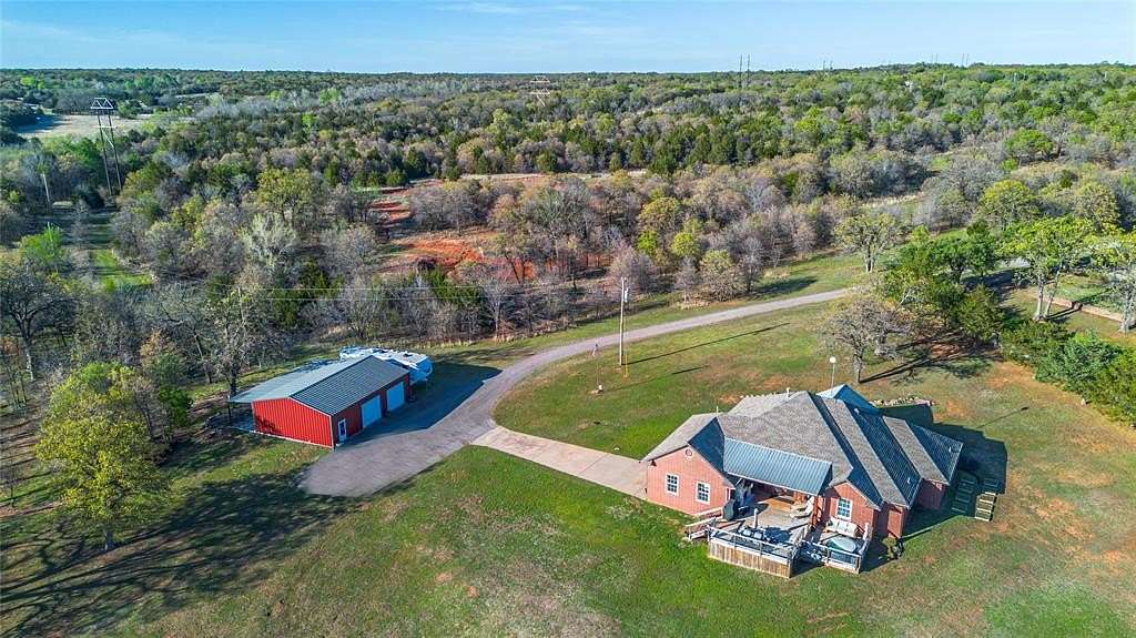 8.88 Acres of Land with Home for Sale in Luther, Oklahoma