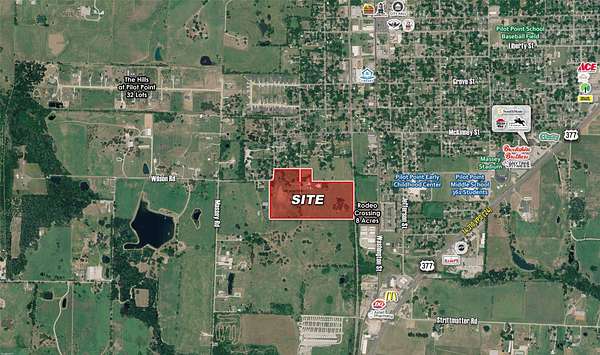26 Acres of Land for Sale in Pilot Point, Texas