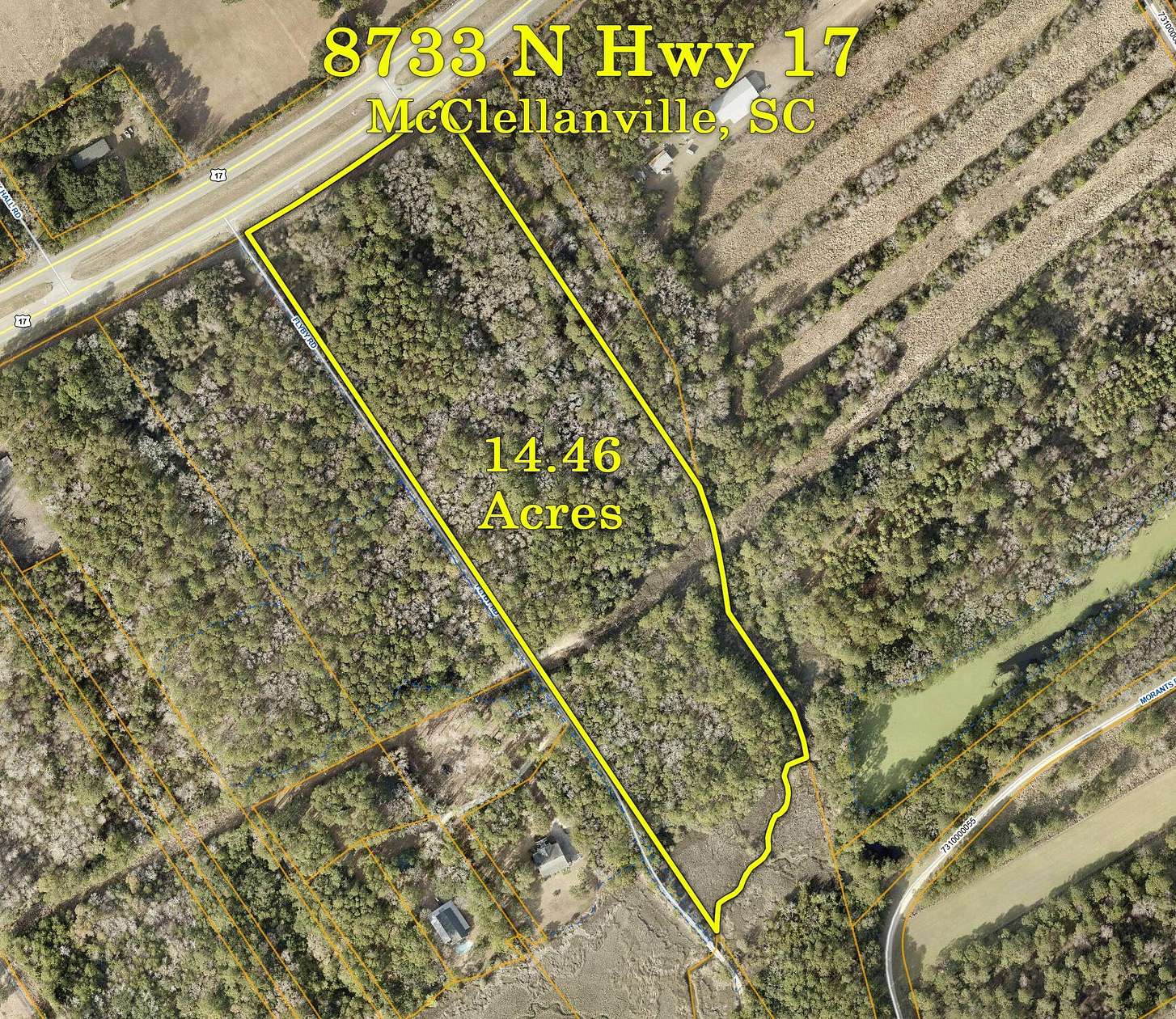 14.5 Acres of Land for Sale in McClellanville, South Carolina