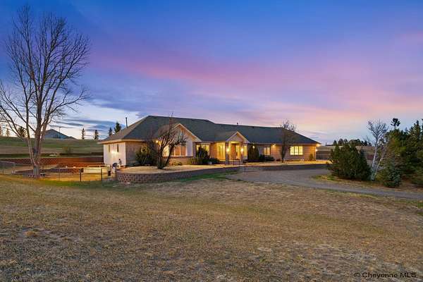 5 Acres of Land with Home for Sale in Cheyenne, Wyoming