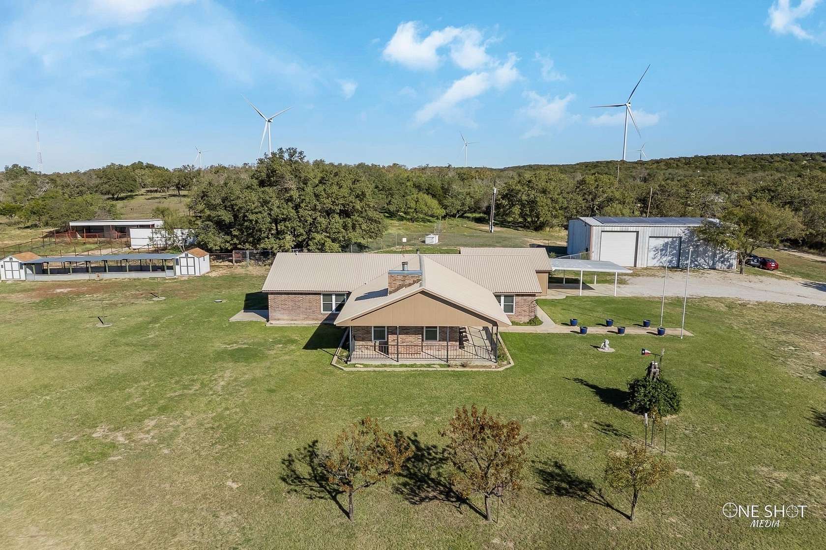 15.6 Acres of Land with Home for Sale in Cross Plains, Texas
