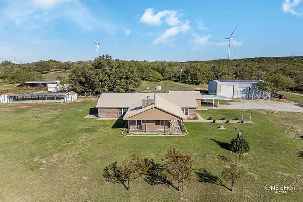 15.6 Acres of Land with Home for Sale in Cross Plains, Texas