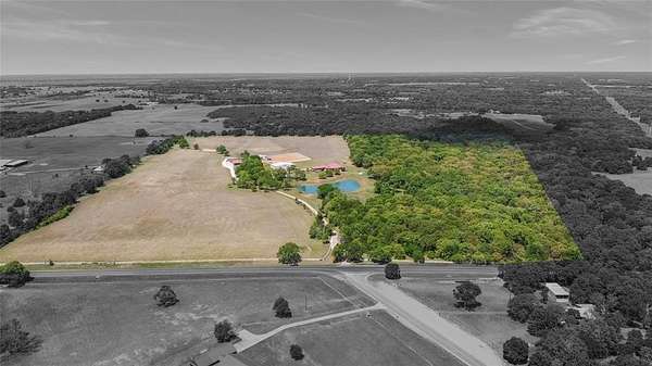 59.3 Acres of Land with Home for Sale in Blum, Texas