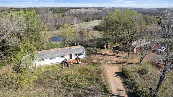 10 Acres of Land with Home for Sale in Carbondale, Kansas
