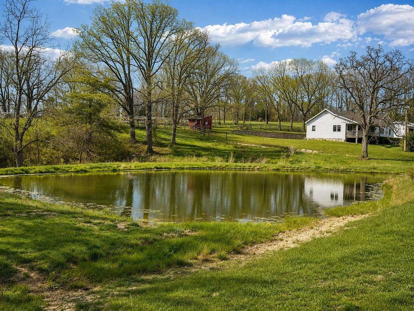 38.6 Acres of Land with Home for Sale in Mountain Grove, Missouri