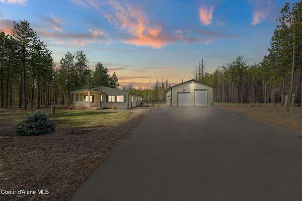 5.12 Acres of Land with Home for Sale in Blanchard, Idaho