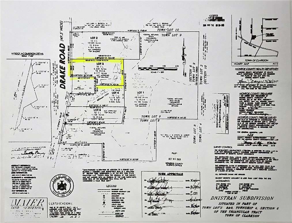 6.18 Acres of Residential Land for Sale in Brockport, New York
