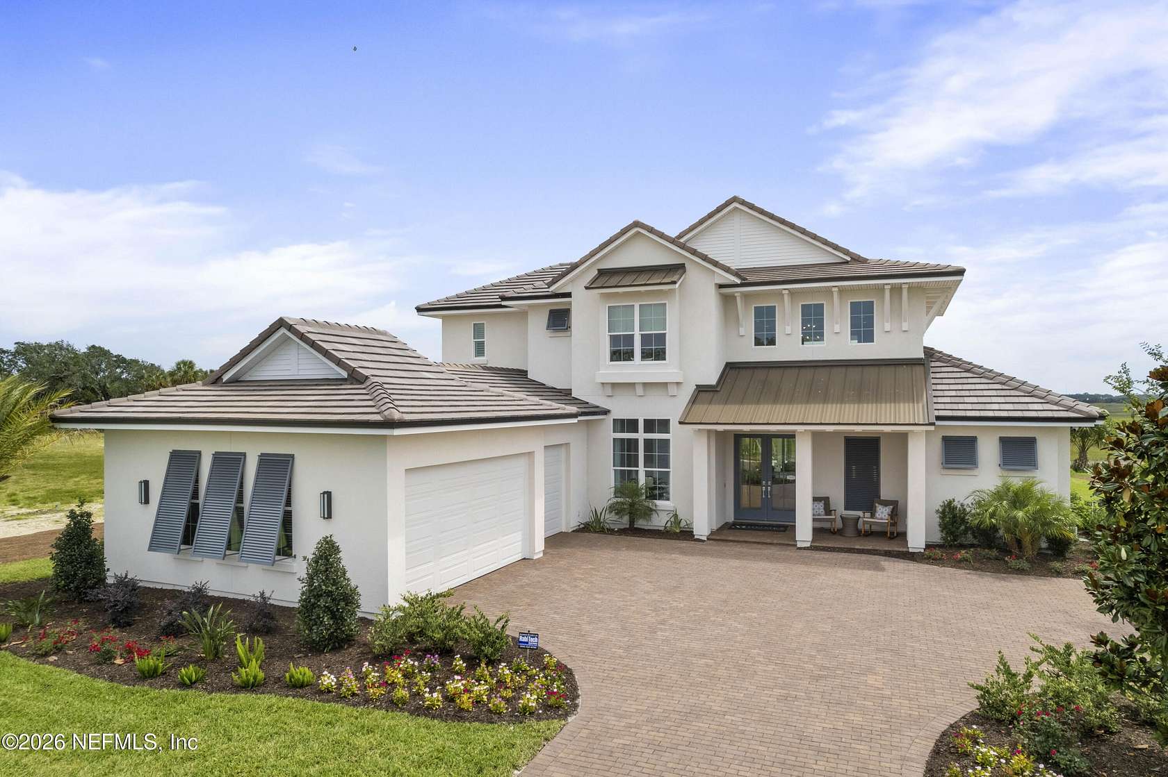 3.33 Acres of Land with Home for Sale in Palm Valley, Florida