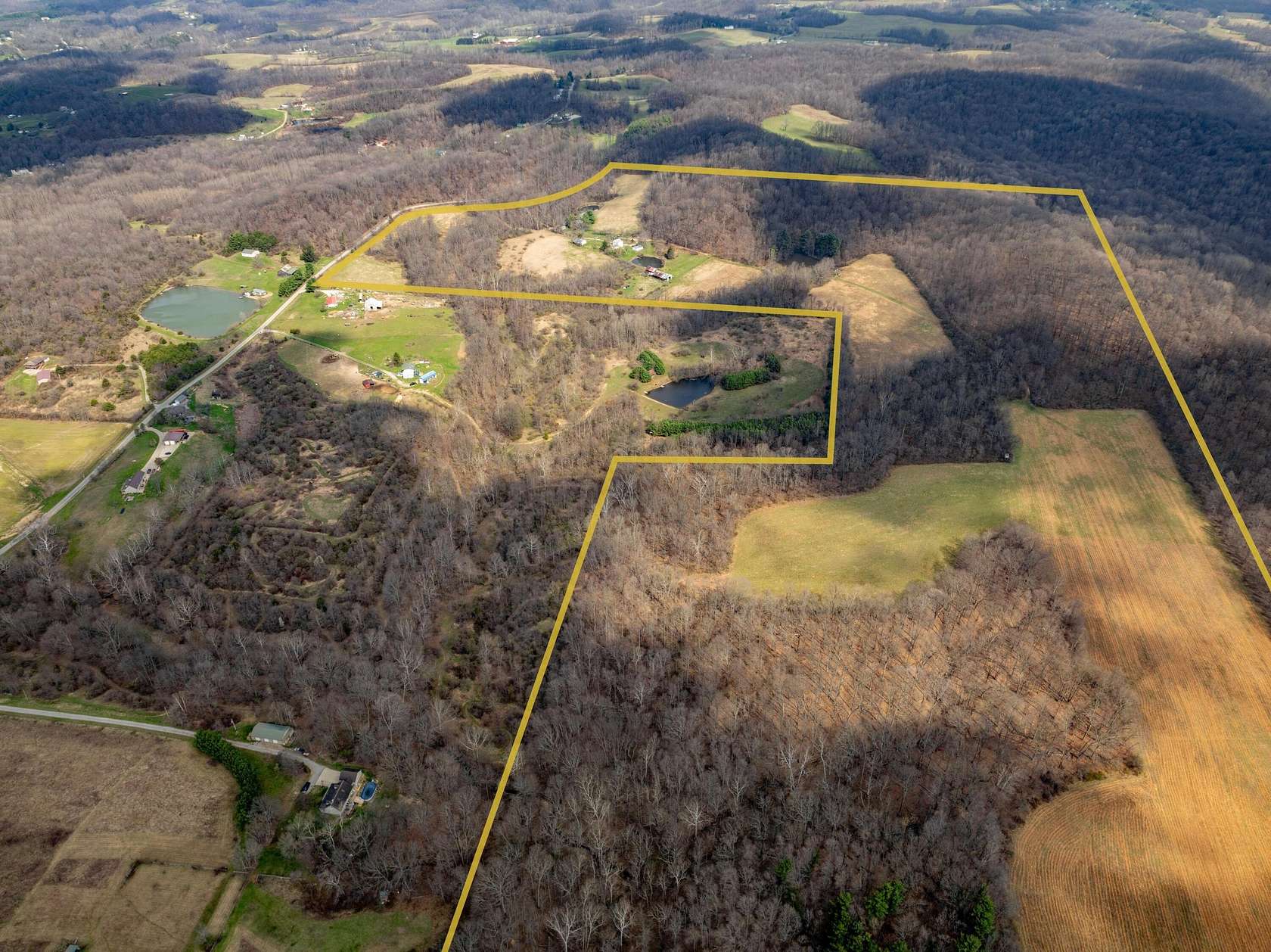 154 Acres of Land for Sale in Laurelville, Ohio