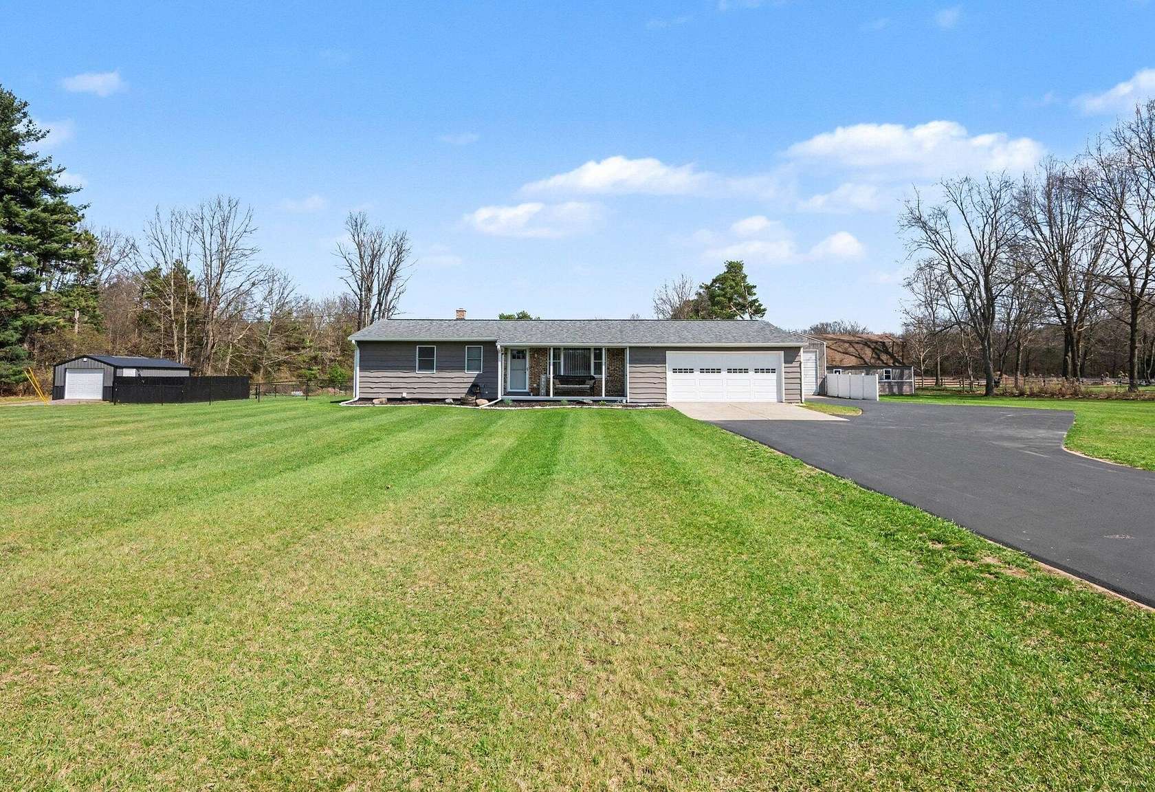 5 Acres of Land with Home for Sale in Lawton, Michigan