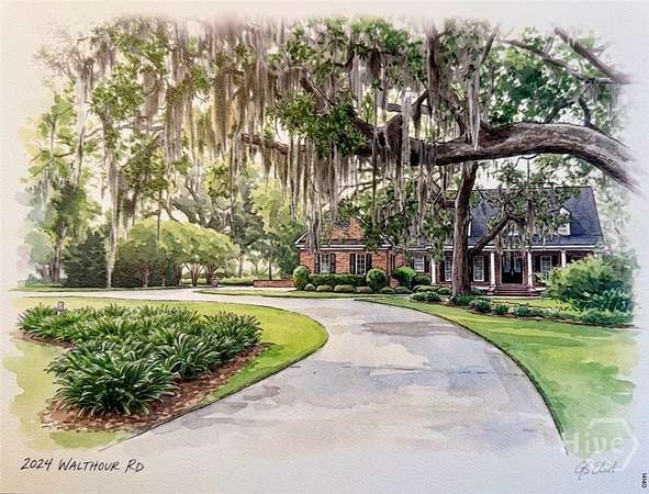 2.5 Acres of Land with Home for Sale in Savannah, Georgia