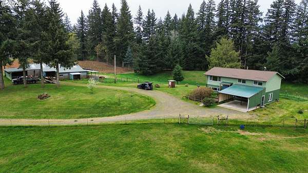 9.7 Acres of Land with Home for Sale in Estacada, Oregon