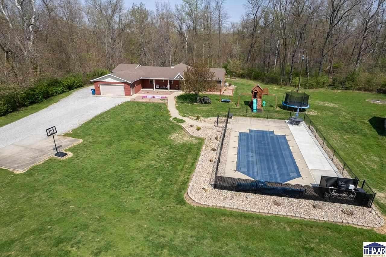 3.17 Acres of Land with Home for Sale in Terre Haute, Indiana