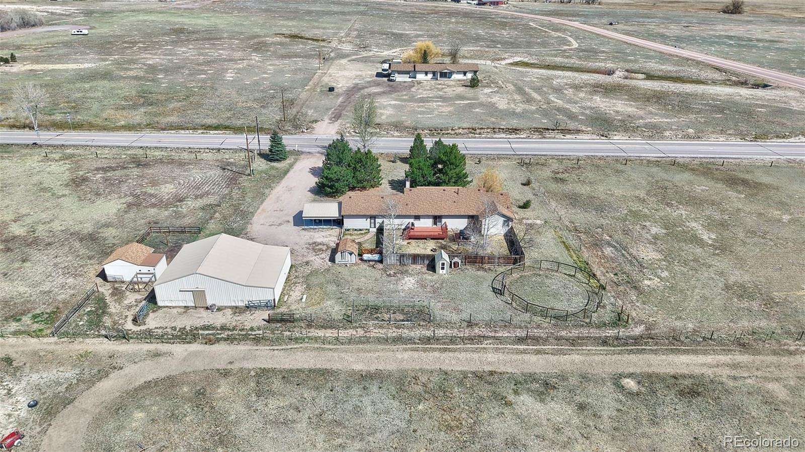 4.88 Acres of Land with Home for Sale in Peyton, Colorado
