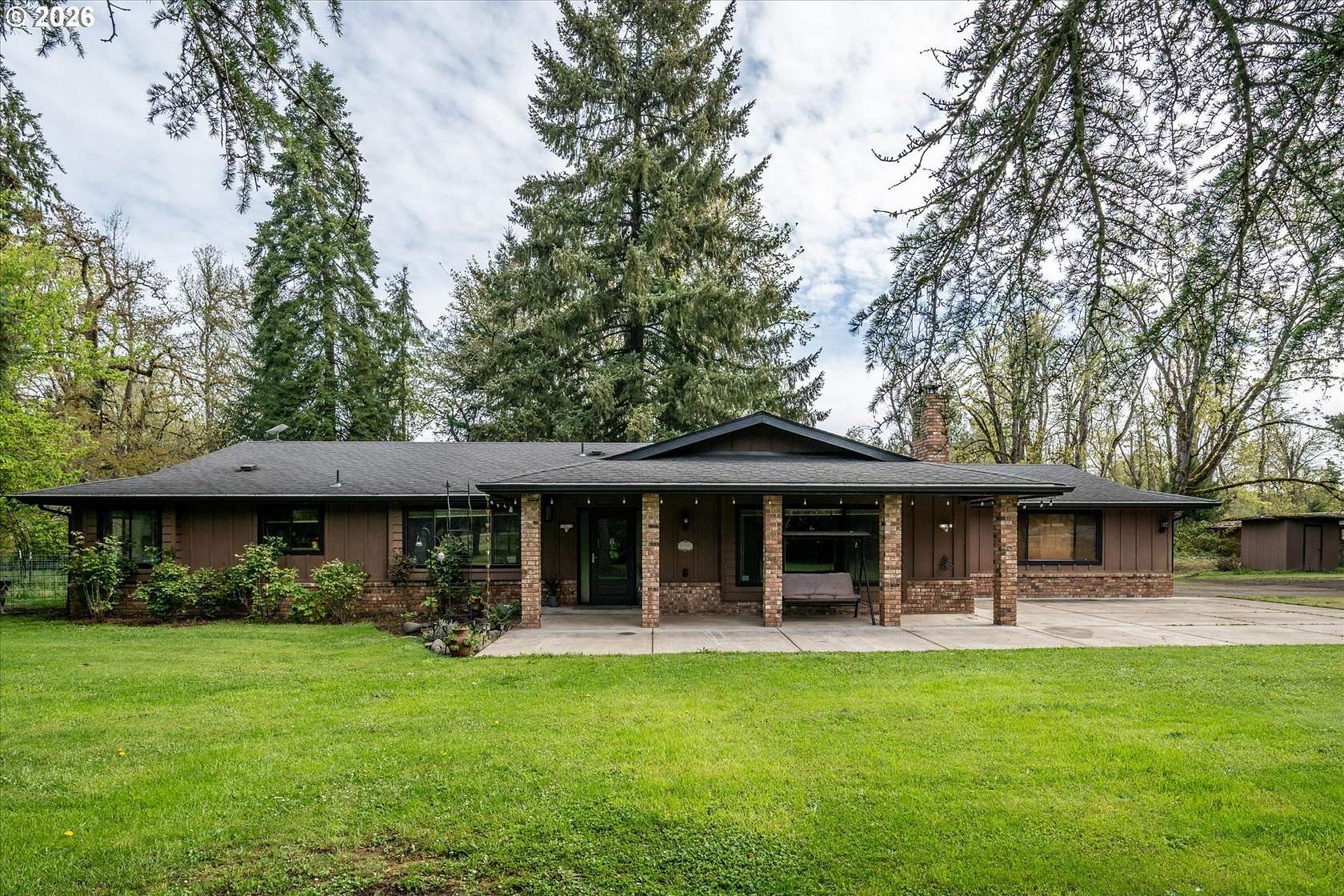 6.64 Acres of Land with Home for Sale in Dexter, Oregon