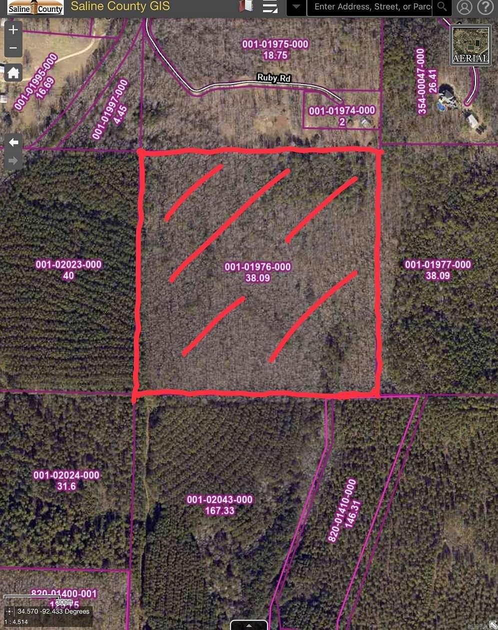 38 Acres of Land for Sale in Bauxite, Arkansas