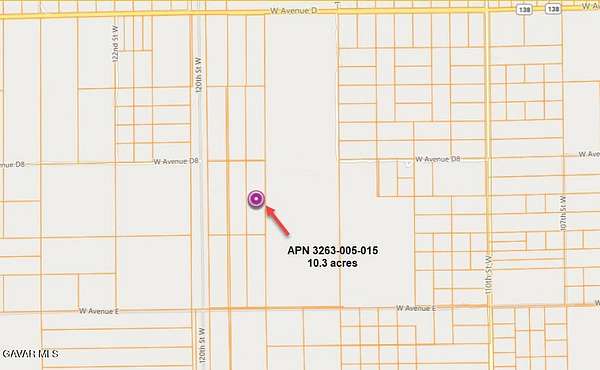 10.3 Acres of Land for Sale in Lancaster, California