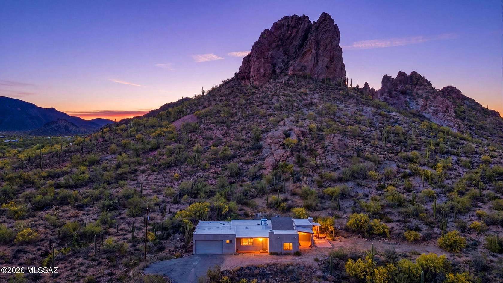 5 Acres of Land with Home for Sale in Tucson, Arizona