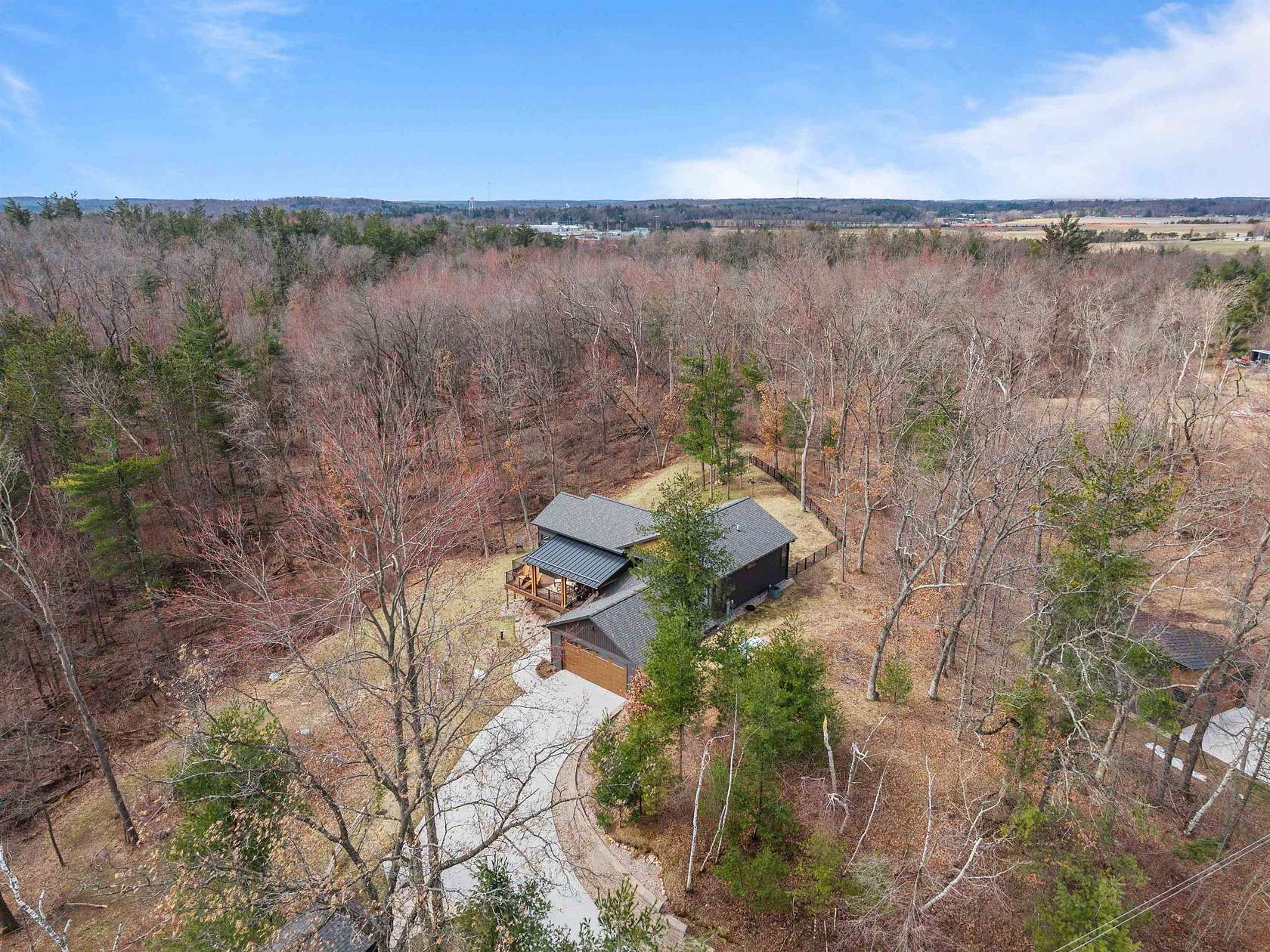 2 Acres of Land with Home for Sale in Amherst, Wisconsin