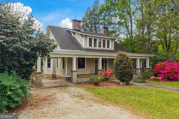 4.63 Acres of Land with Home for Sale in Lavonia, Georgia