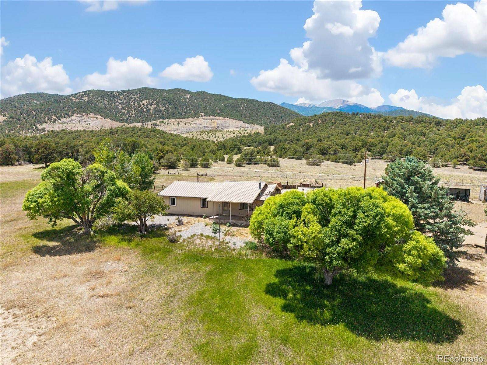 8.77 Acres of Land with Home for Sale in Coaldale, Colorado