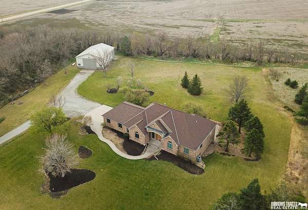 12.6 Acres of Land with Home for Sale in Waverly, Nebraska