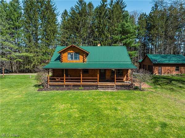 72 Acres of Recreational Land with Home for Sale in Uhrichsville, Ohio