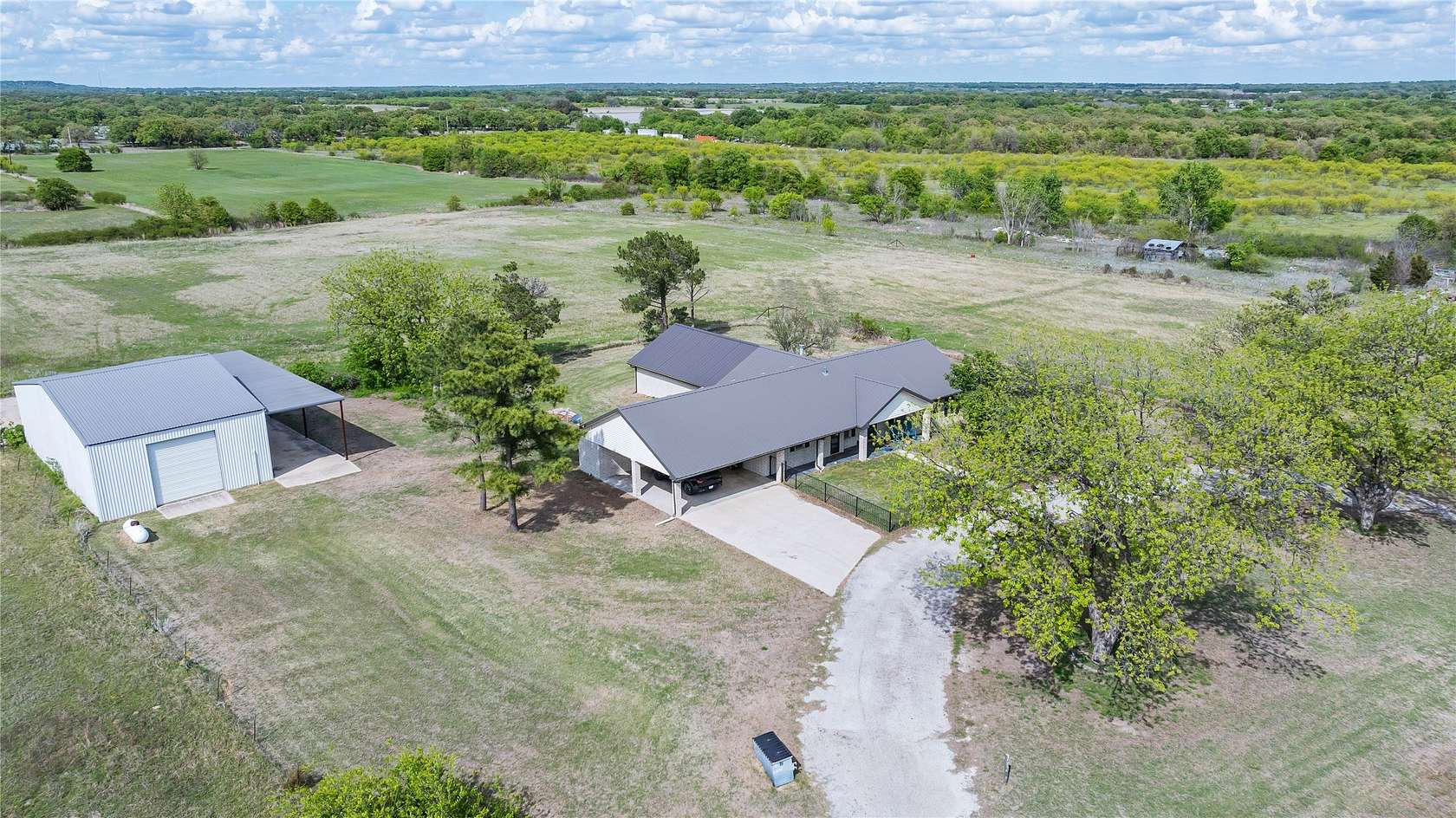 5.5 Acres of Land with Home for Sale in Cross Plains, Texas