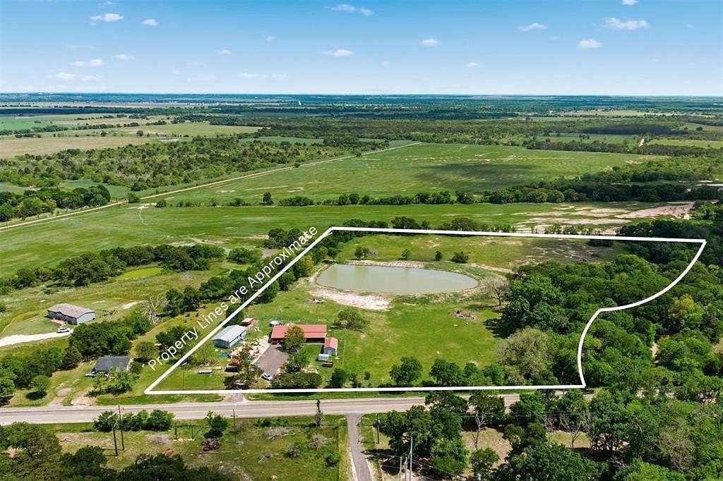 13.1 Acres of Land with Home for Sale in Marlin, Texas