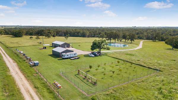 17.3 Acres of Land with Home for Sale in Teague, Texas