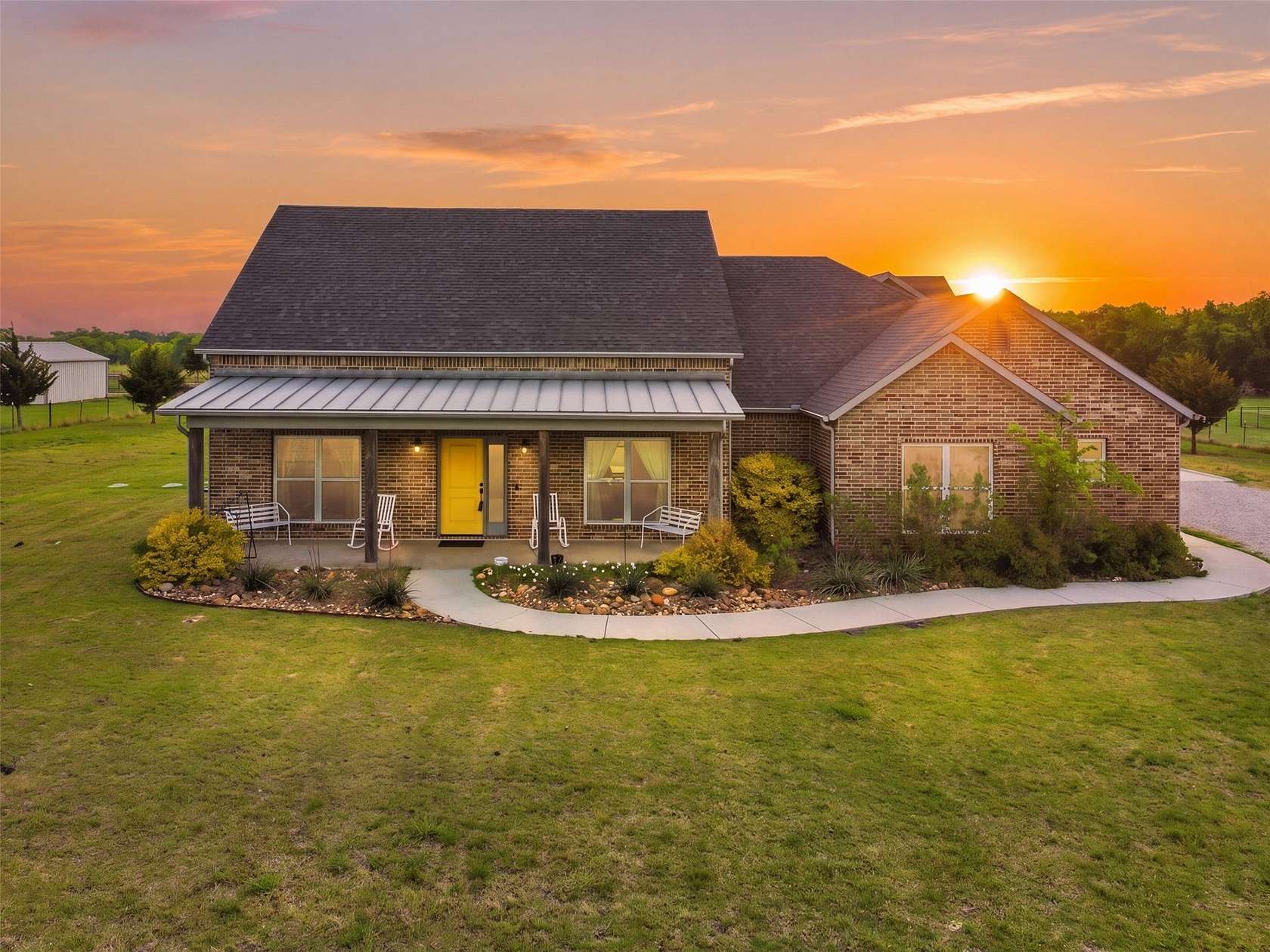 4.72 Acres of Land with Home for Sale in Celeste, Texas