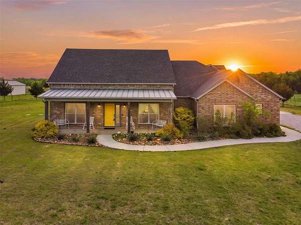 4.72 Acres of Land with Home for Sale in Celeste, Texas