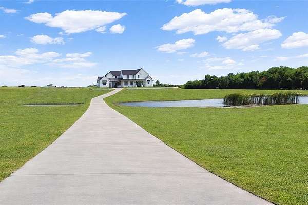 10.9 Acres of Land with Home for Sale in Celeste, Texas