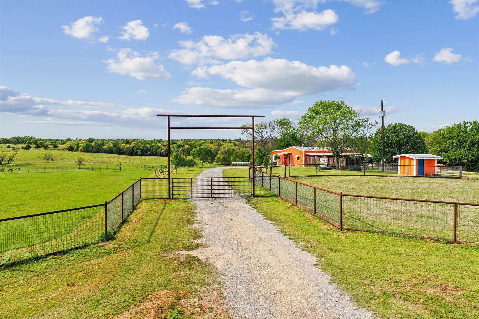 20.2 Acres of Agricultural Land with Home for Sale in Montague, Texas