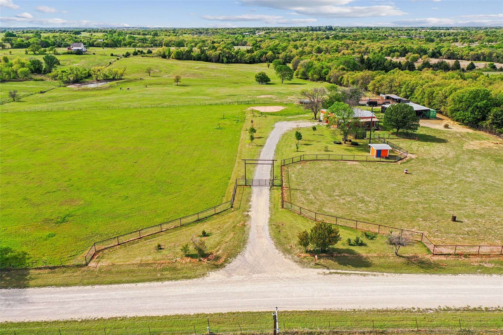 20.2 Acres of Agricultural Land with Home for Sale in Montague, Texas
