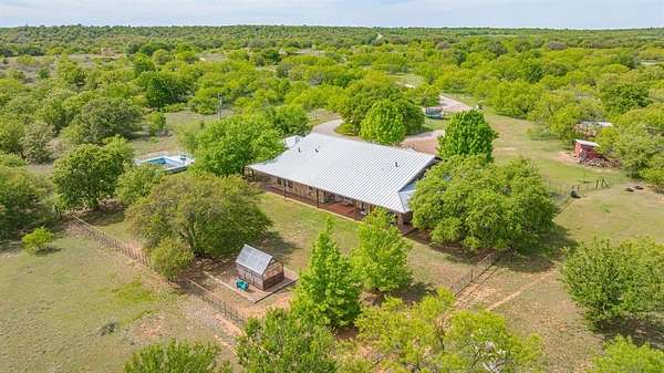 10 Acres of Land with Home for Sale in South Bend, Texas