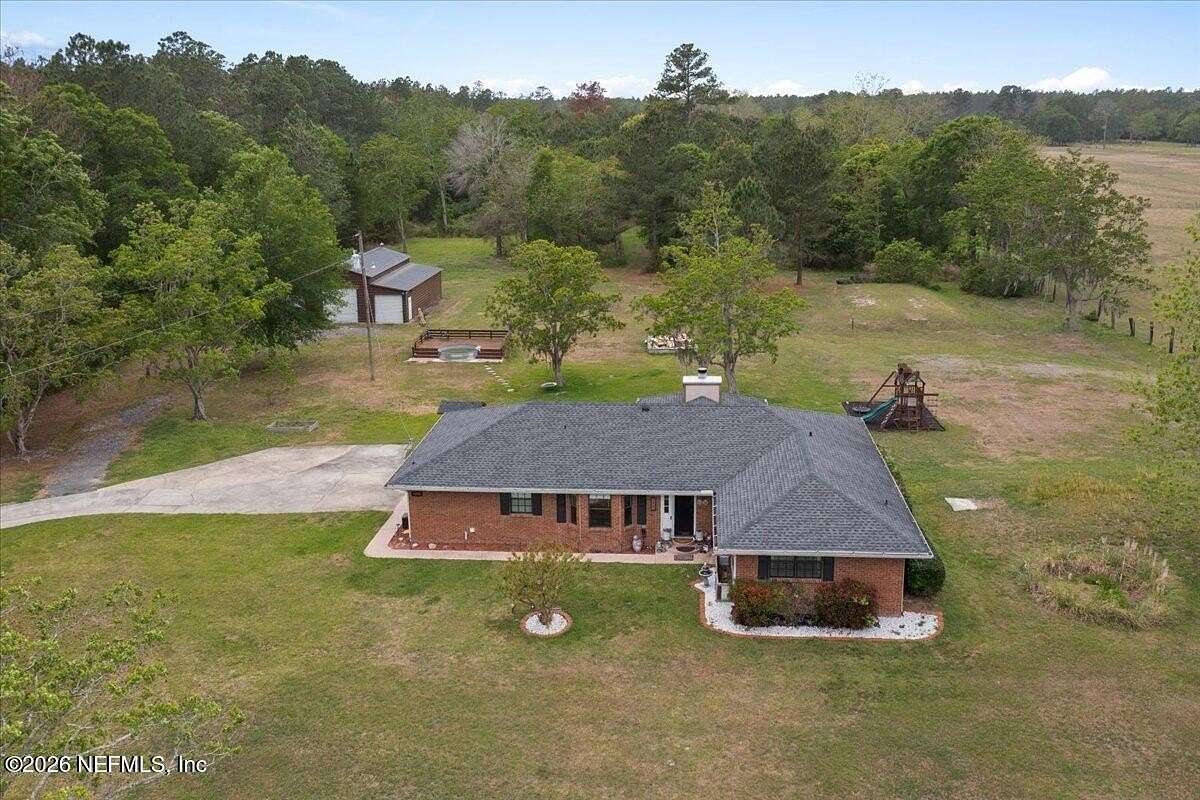 8.68 Acres of Land with Home for Sale in Glen St. Mary, Florida